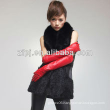 Newest Fashion Polish Leather red long opera Glove For women